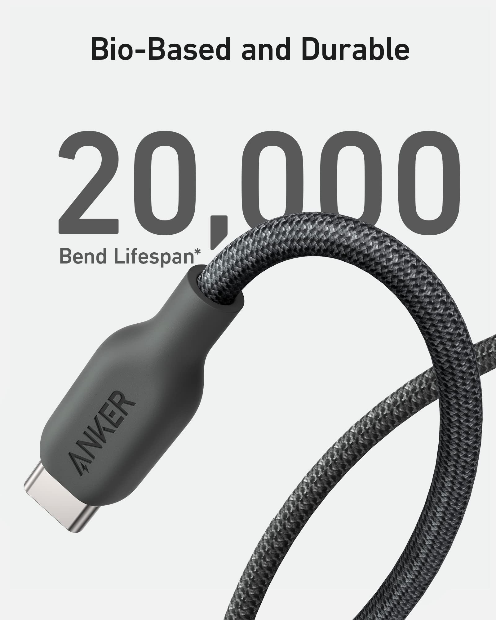 Anker <b>543</b> USB C to USB C Cable (240W, 10 ft) - We The Collective