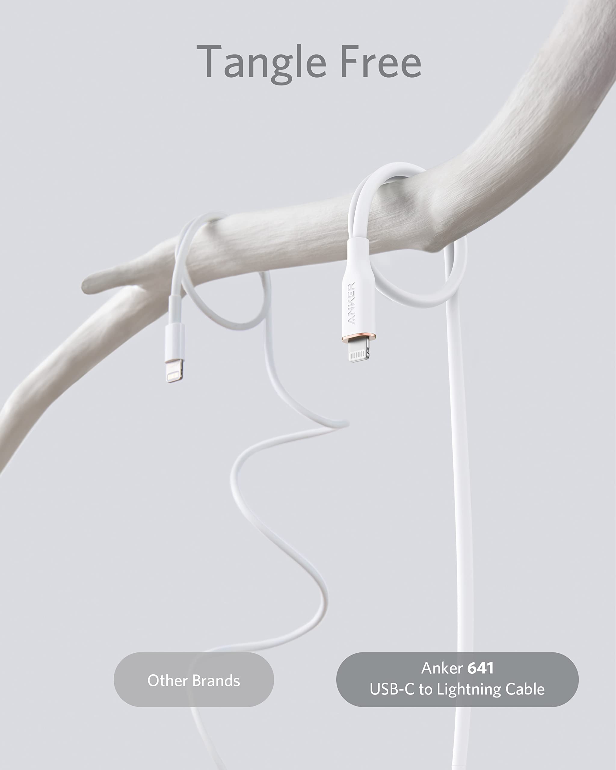 Anker <b>641</b> USB-C to Lightning Cable (Flow, Silicone) - We The Collective