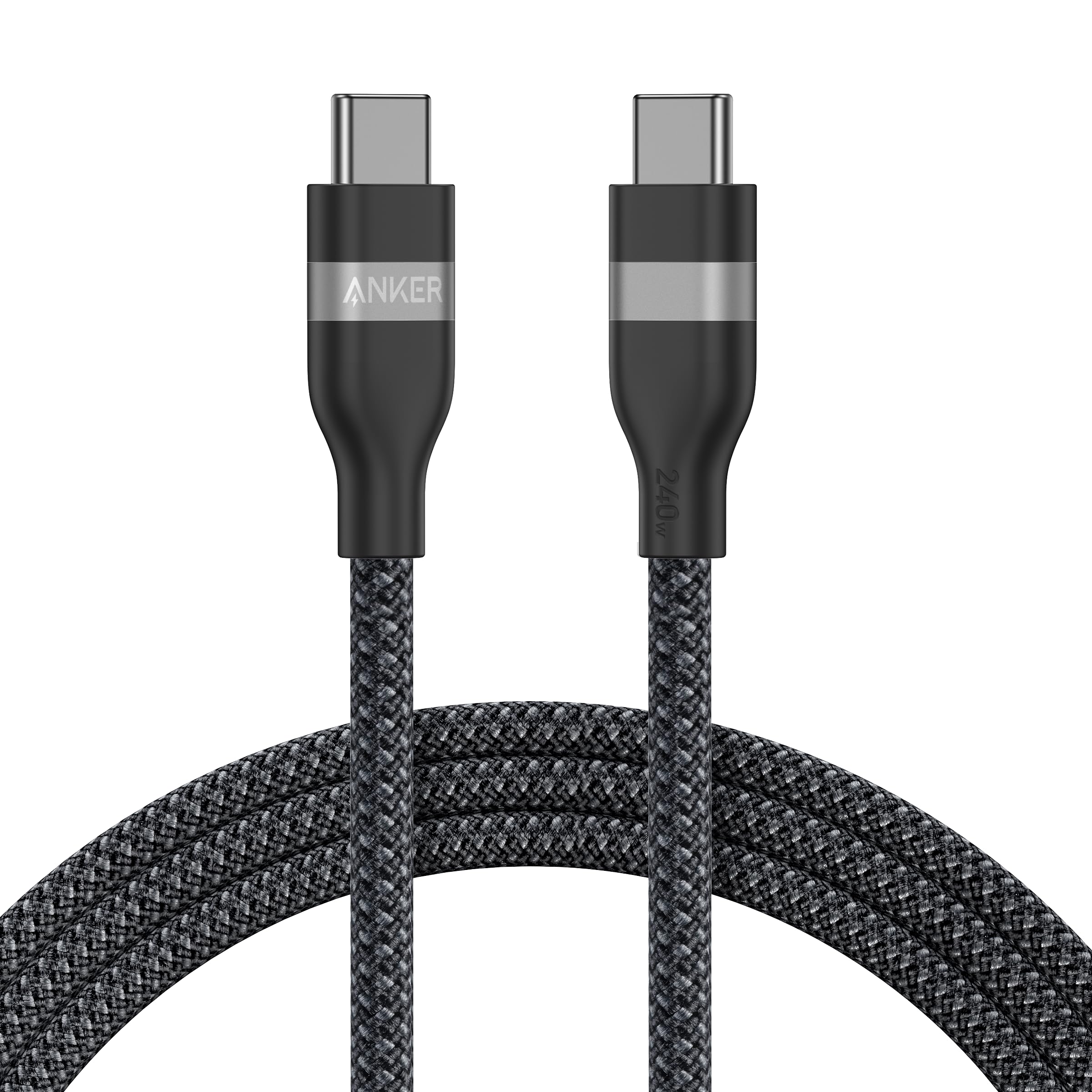 Anker USB-C to USB-C Cable (3 ft / 6 ft, 240W, Upcycled-Braided) - We The Collective