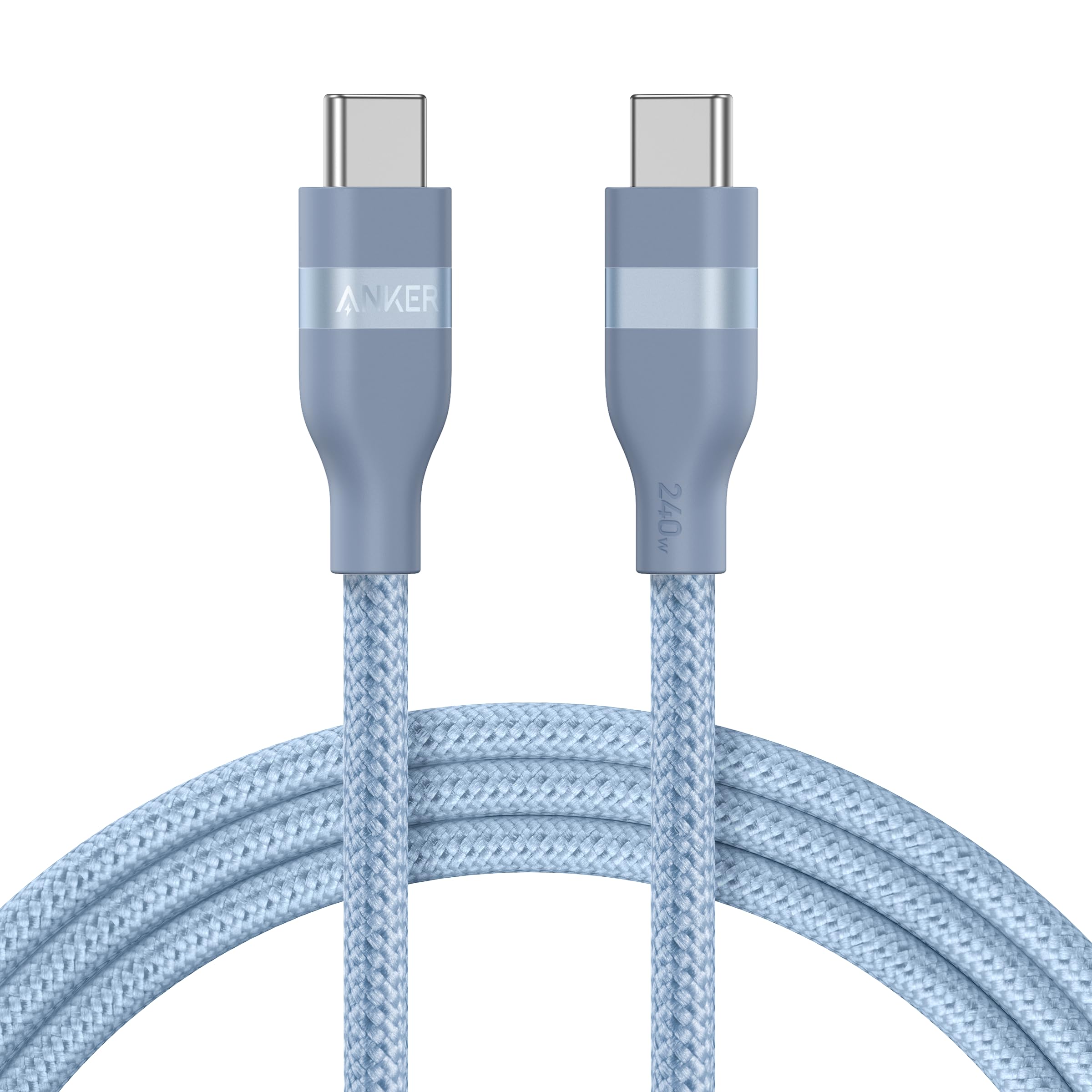 Anker USB-C to USB-C Cable (3 ft / 6 ft, 240W, Upcycled-Braided) - We The Collective