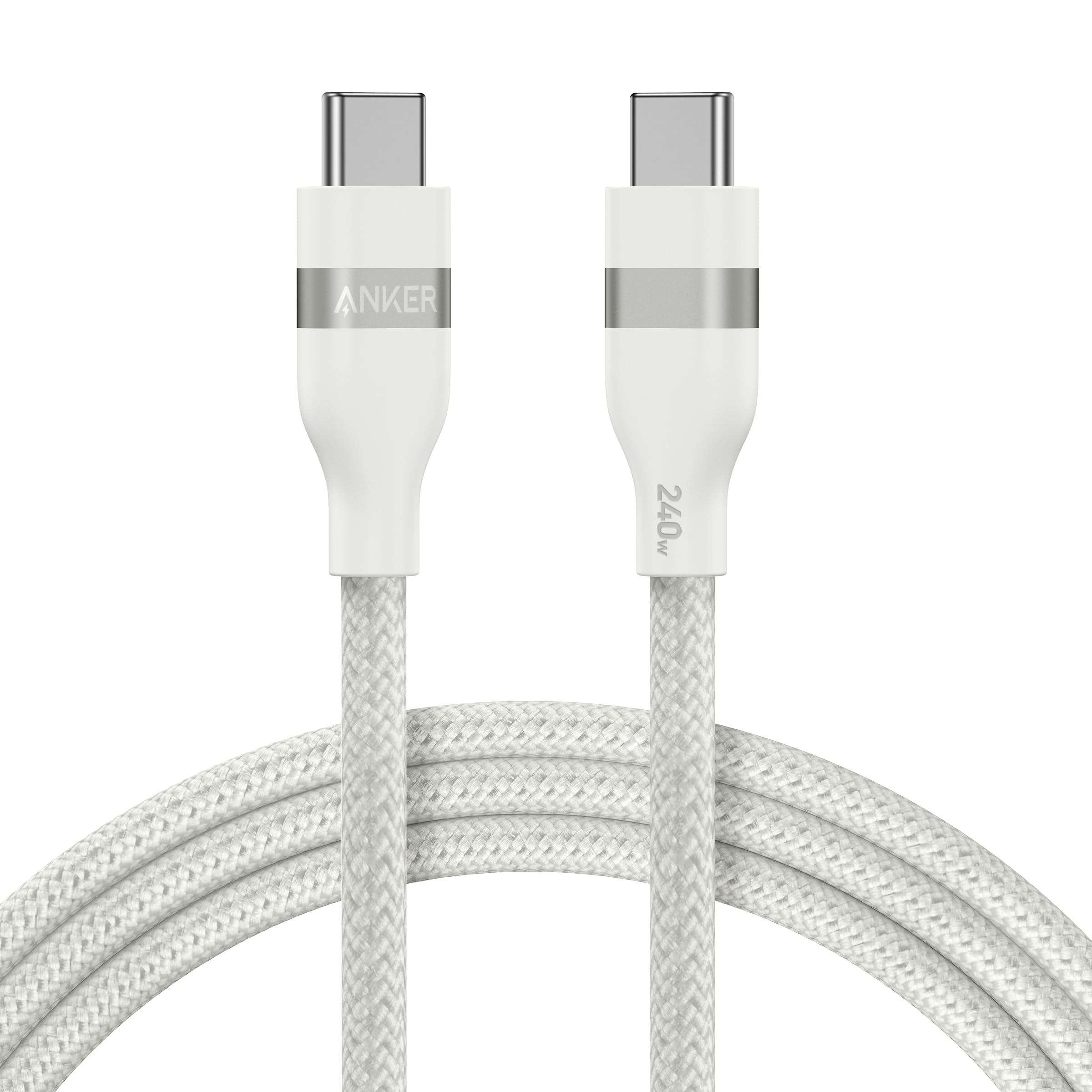 Anker USB-C to USB-C Cable (3 ft / 6 ft, 240W, Upcycled-Braided) - We The Collective