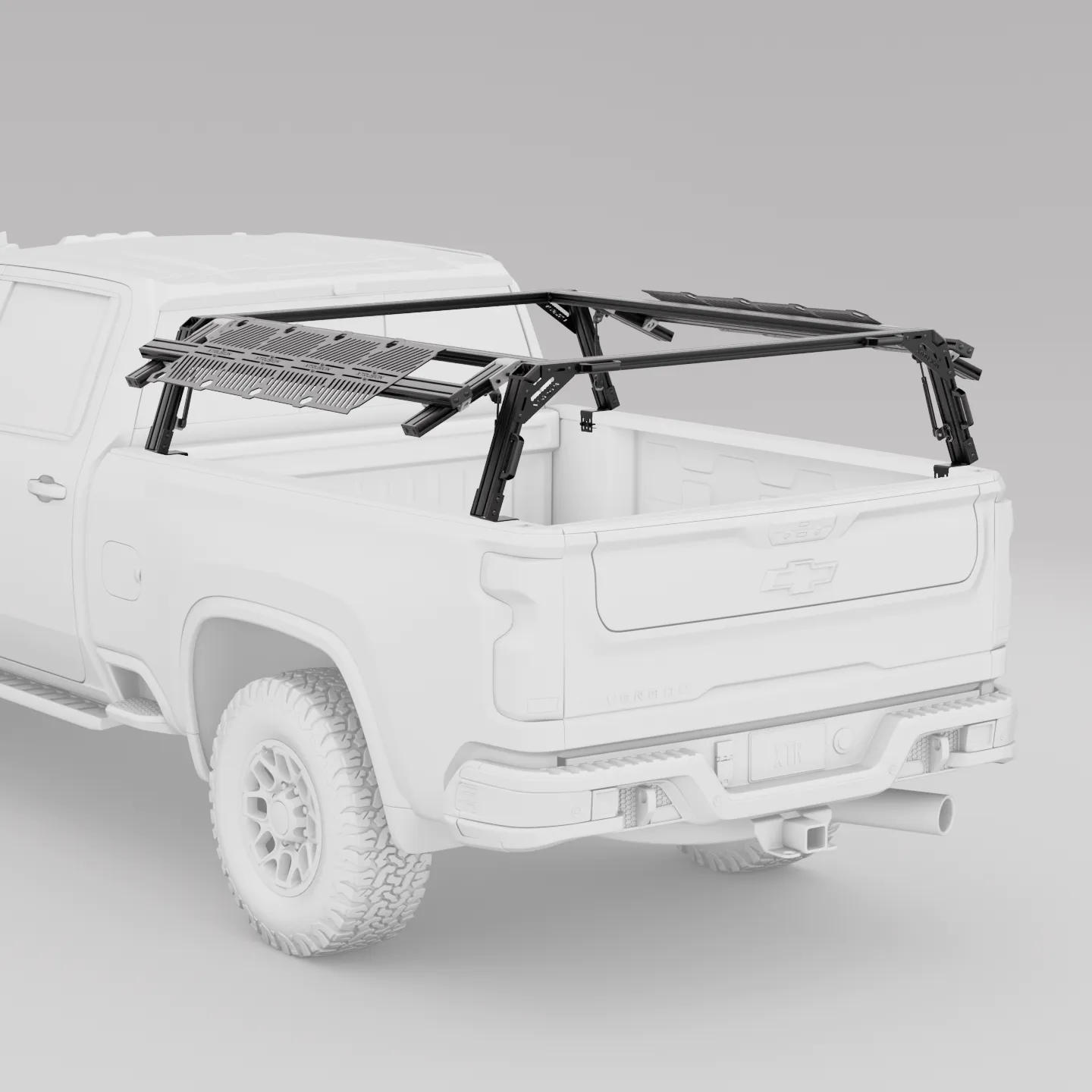 Chevy Silverado / GMC Sierra 2500HD &amp; 3500HD Pre-configured XTR1 Bed Rack - OVERLANDERS Outfitter