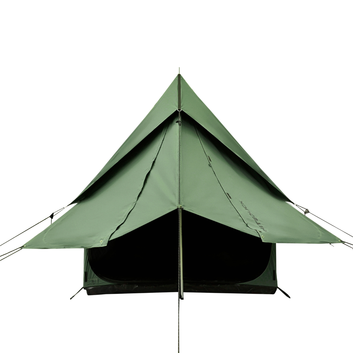 White Duck Outdoors 6'x8' Rover Scout Tent set up outdoors, showing durable fabric and spacious interior for camping adventures.