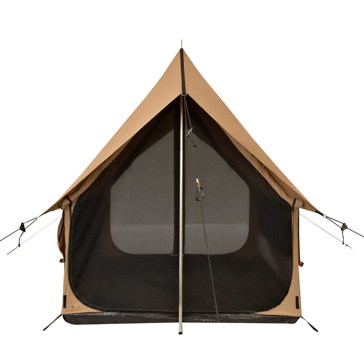 White Duck Outdoors 6'x8' Rover Scout Tent set up outdoors, showcasing durable, lightweight canvas tent for camping adventures.