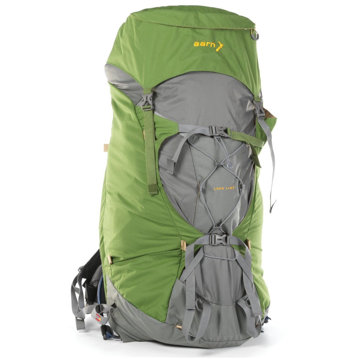 Light Hiking Gear Aarn Load Limo Backpack in 70-liter size, featuring durable straps and spacious design for hiking and outdoor adventures.