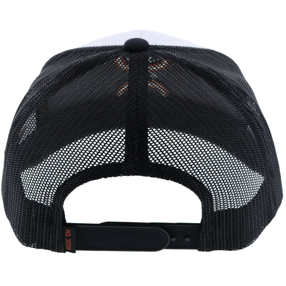 HOOey University of Texas Longhorns (Black/White/ Burnt Orange) - Trucker Cap - OVERLANDERS Outfitter