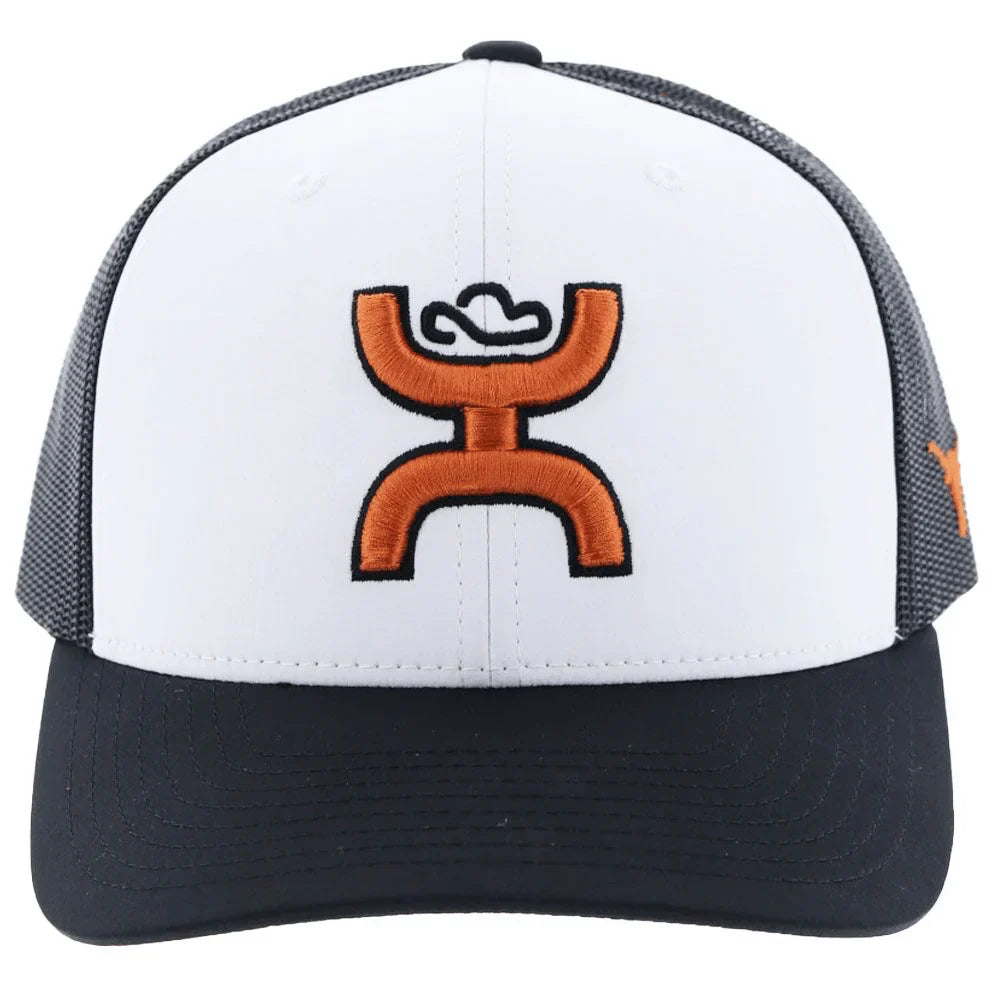 HOOey University of Texas Longhorns (Black/White/ Burnt Orange) - Trucker Cap - OVERLANDERS Outfitter
