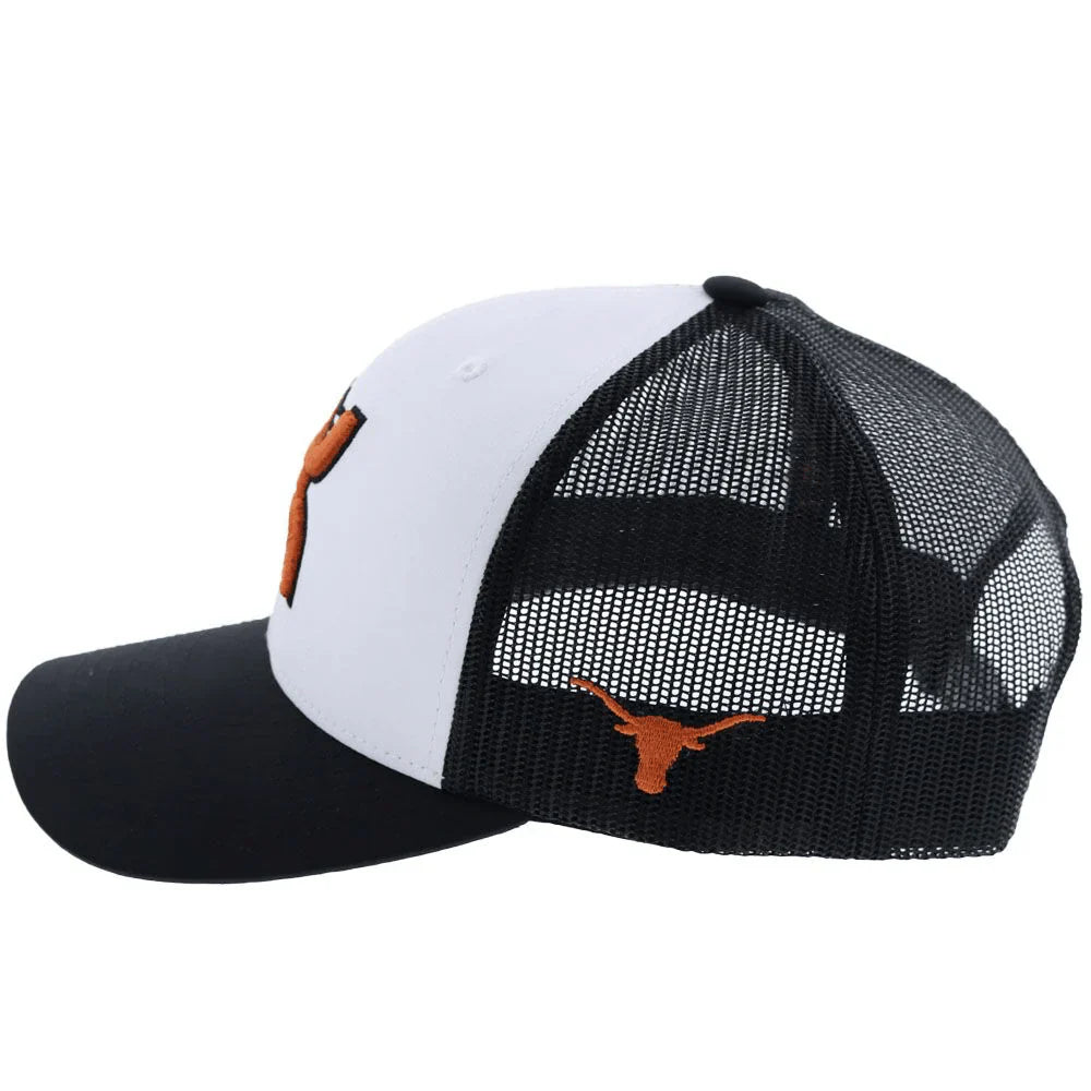 HOOey University of Texas Longhorns (Black/White/ Burnt Orange) - Trucker Cap - OVERLANDERS Outfitter