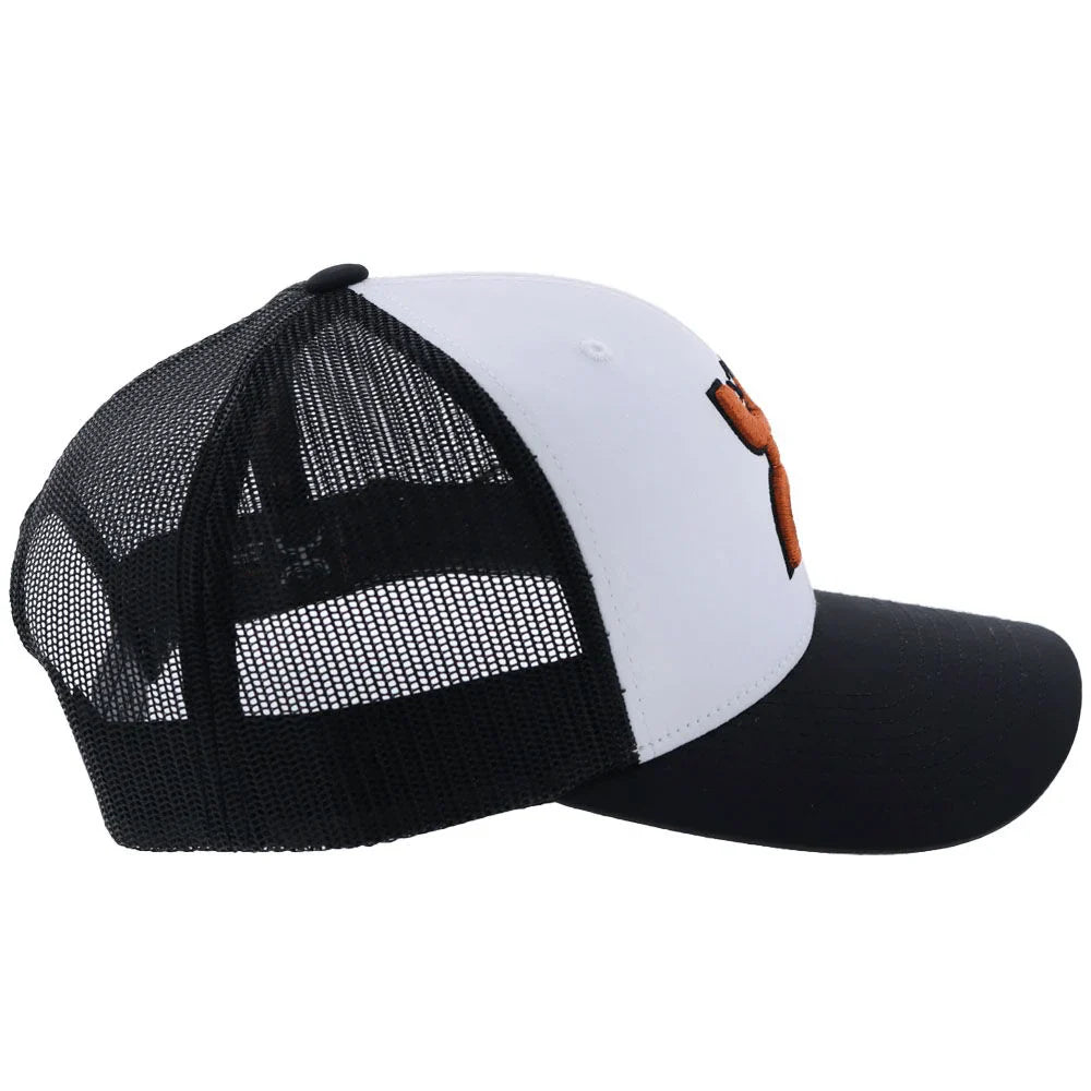 HOOey University of Texas Longhorns (Black/White/ Burnt Orange) - Trucker Cap - OVERLANDERS Outfitter