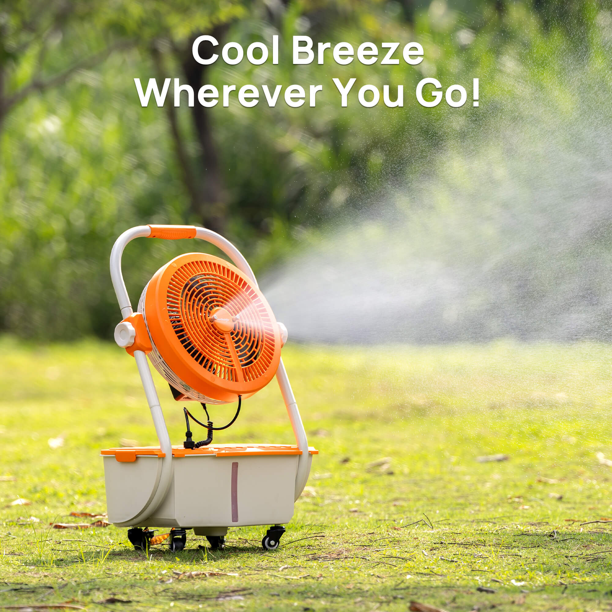 AirSupply MS12 Portable Mist Fan, 11L Tank & Up to 50H Runtime - OVERLANDERS Outfitter