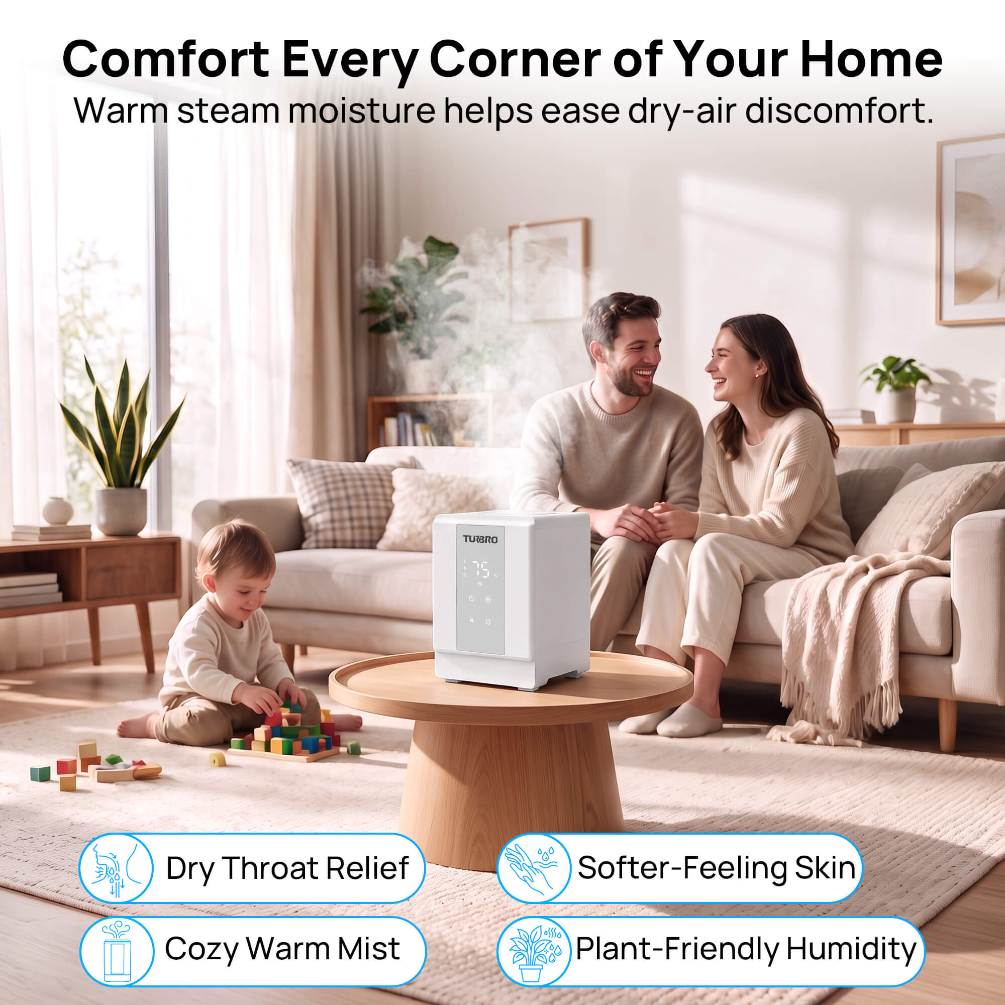 Greenland 4L Stainless Steel Steam Warm Mist Humidifier - OVERLANDERS Outfitter