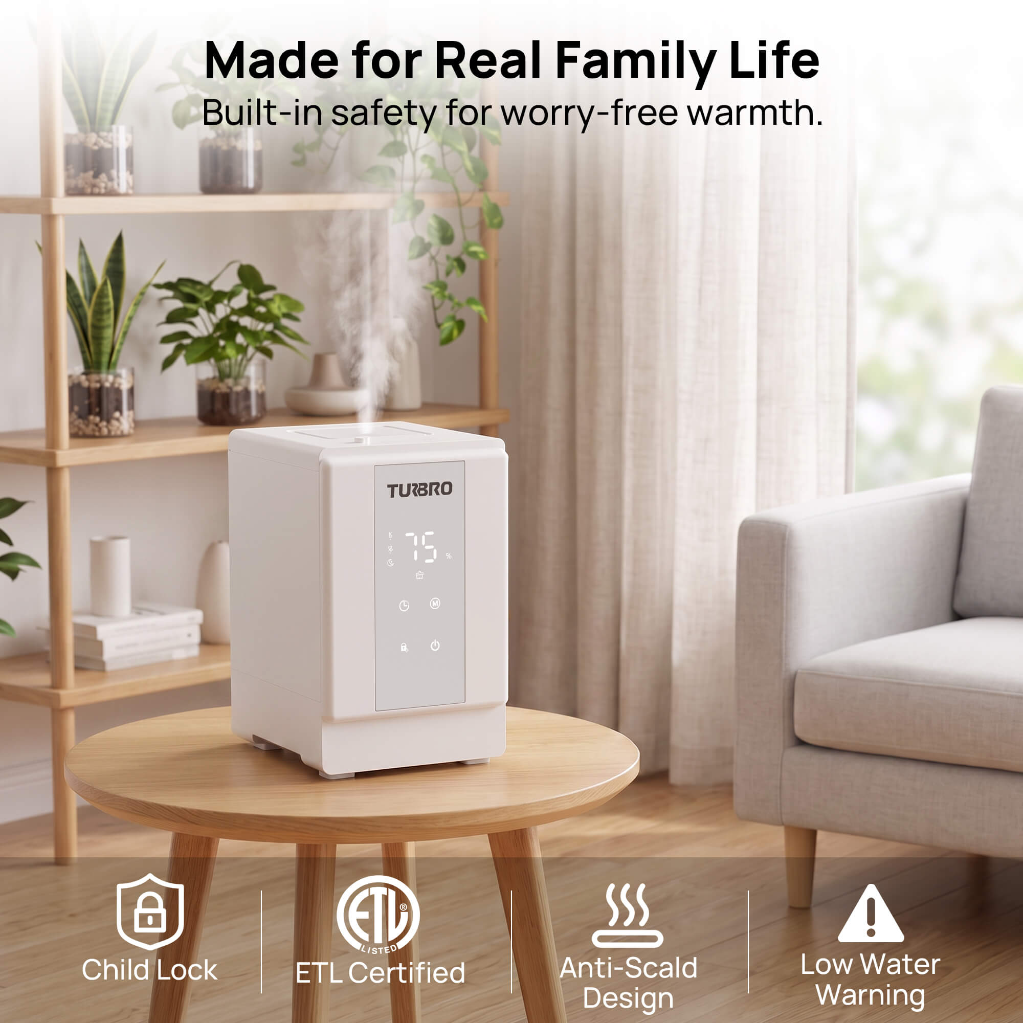 Greenland 4L Stainless Steel Steam Warm Mist Humidifier - OVERLANDERS Outfitter
