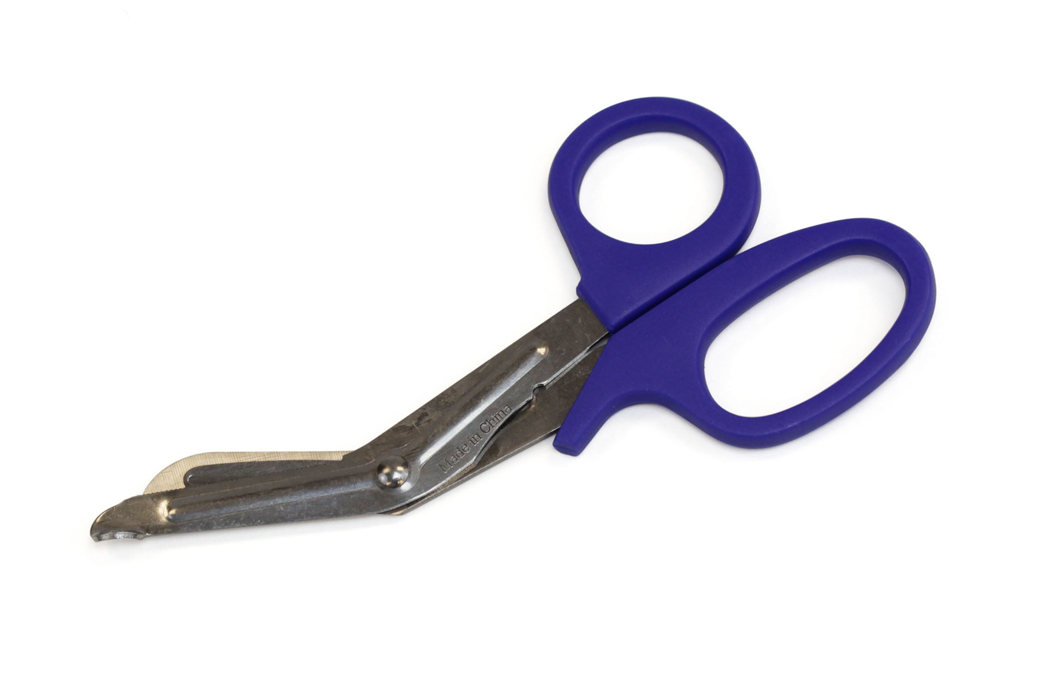 Alpenglow EMT Utility Scissors 7" with stainless steel blades and ergonomic handles on a white background.