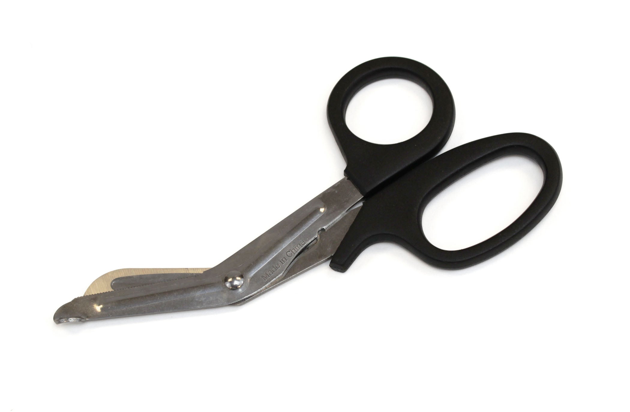 Alpenglow EMT utility scissors 7" with stainless steel blades and ergonomic handles for first aid use.