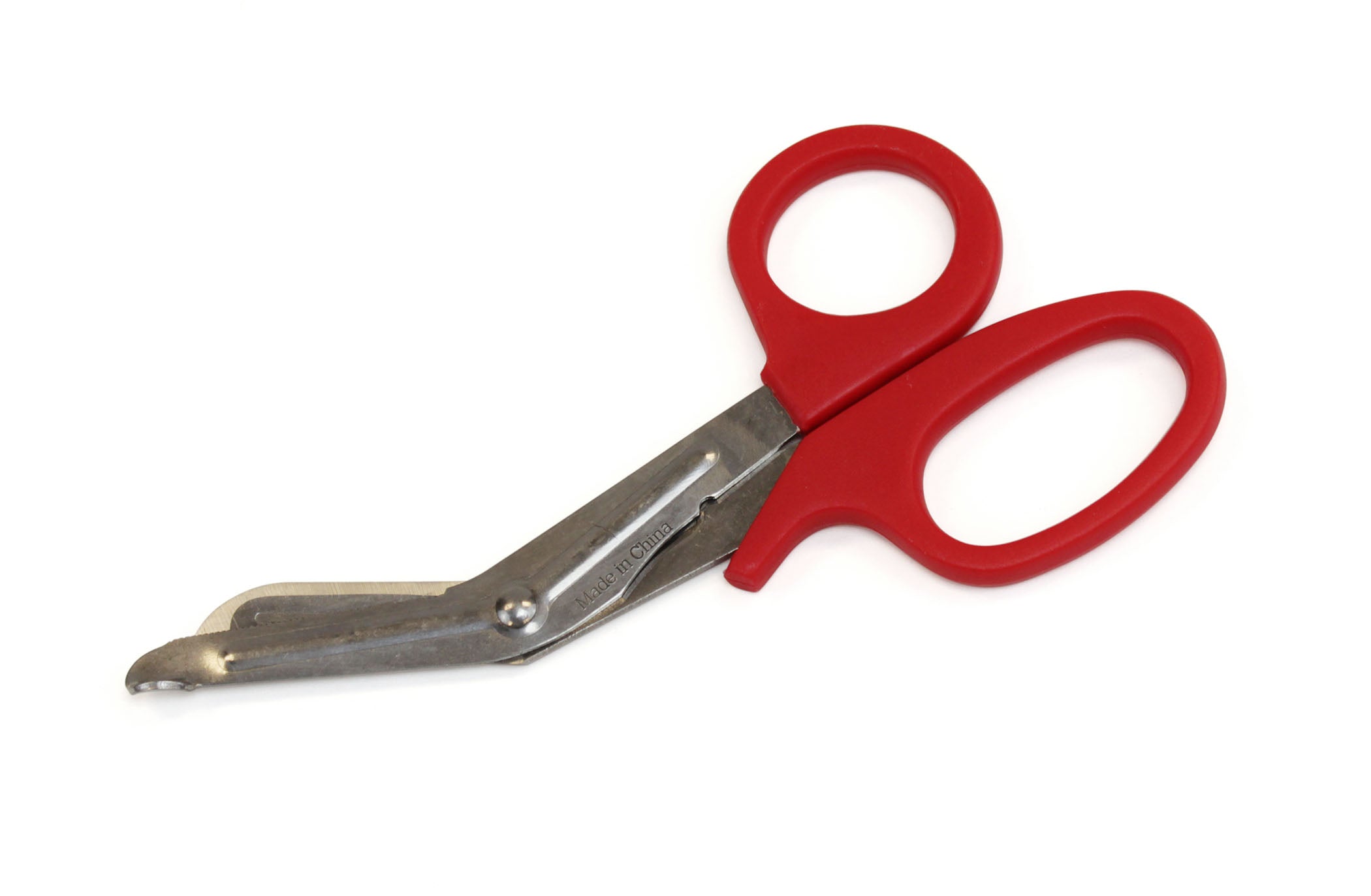Alpenglow EMT utility scissors 7" with stainless steel blades and ergonomic handles for medical use.