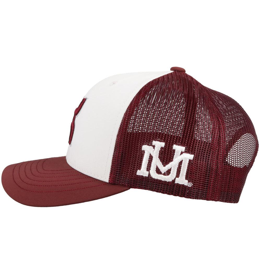 HOOey University of Montana (White/Maroon) - Trucker Cap - OVERLANDERS Outfitter