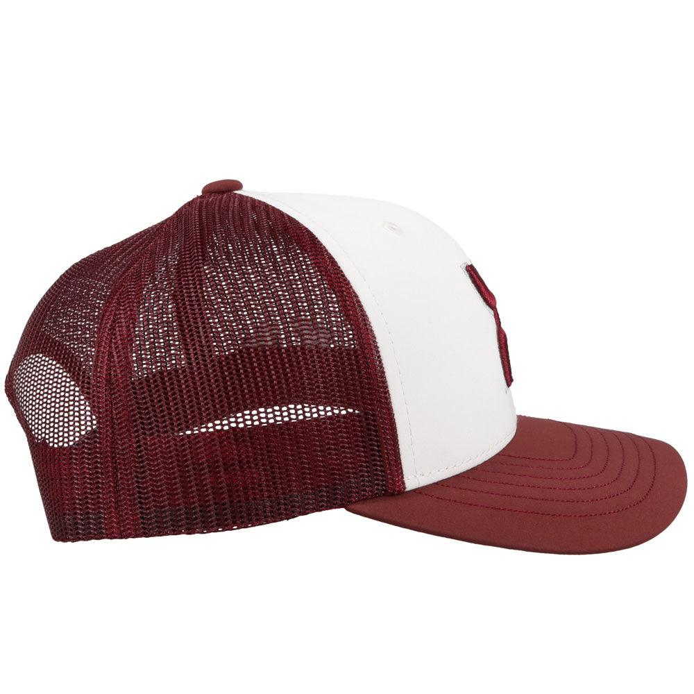 HOOey University of Montana (White/Maroon) - Trucker Cap - OVERLANDERS Outfitter