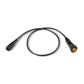 Garmin 4-Pin to 12-Pin sounder transducer adapter cable from Wake World Parts, used for marine fishfinder connections.