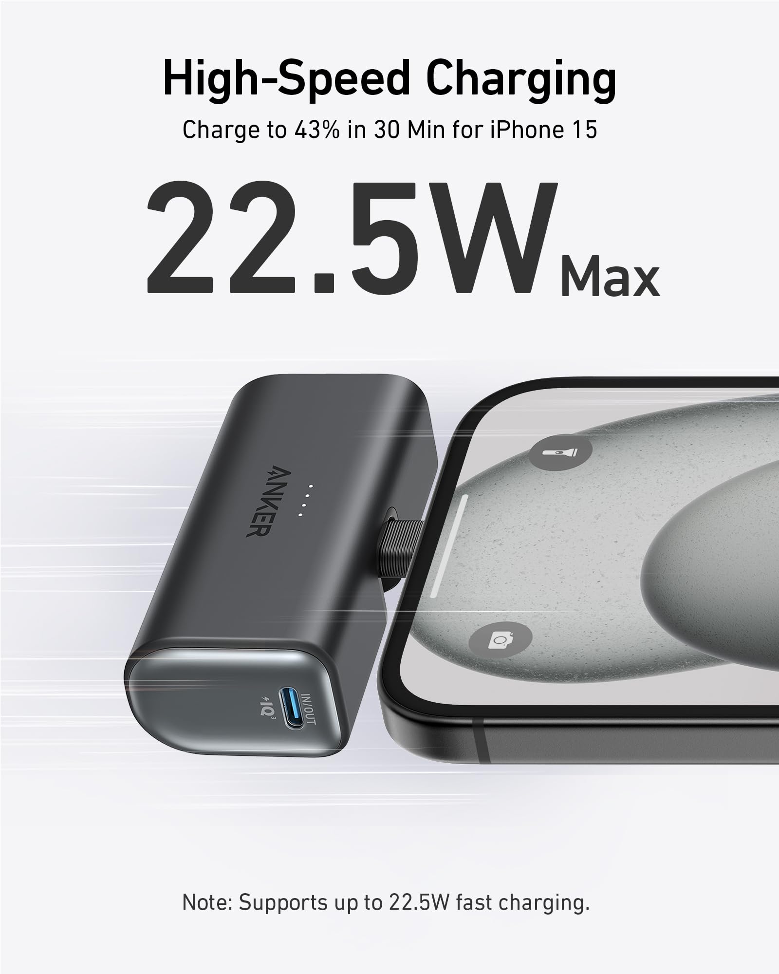Anker Nano Power Bank (22.5W, Built-In USB-C Connector) - We The Collective
