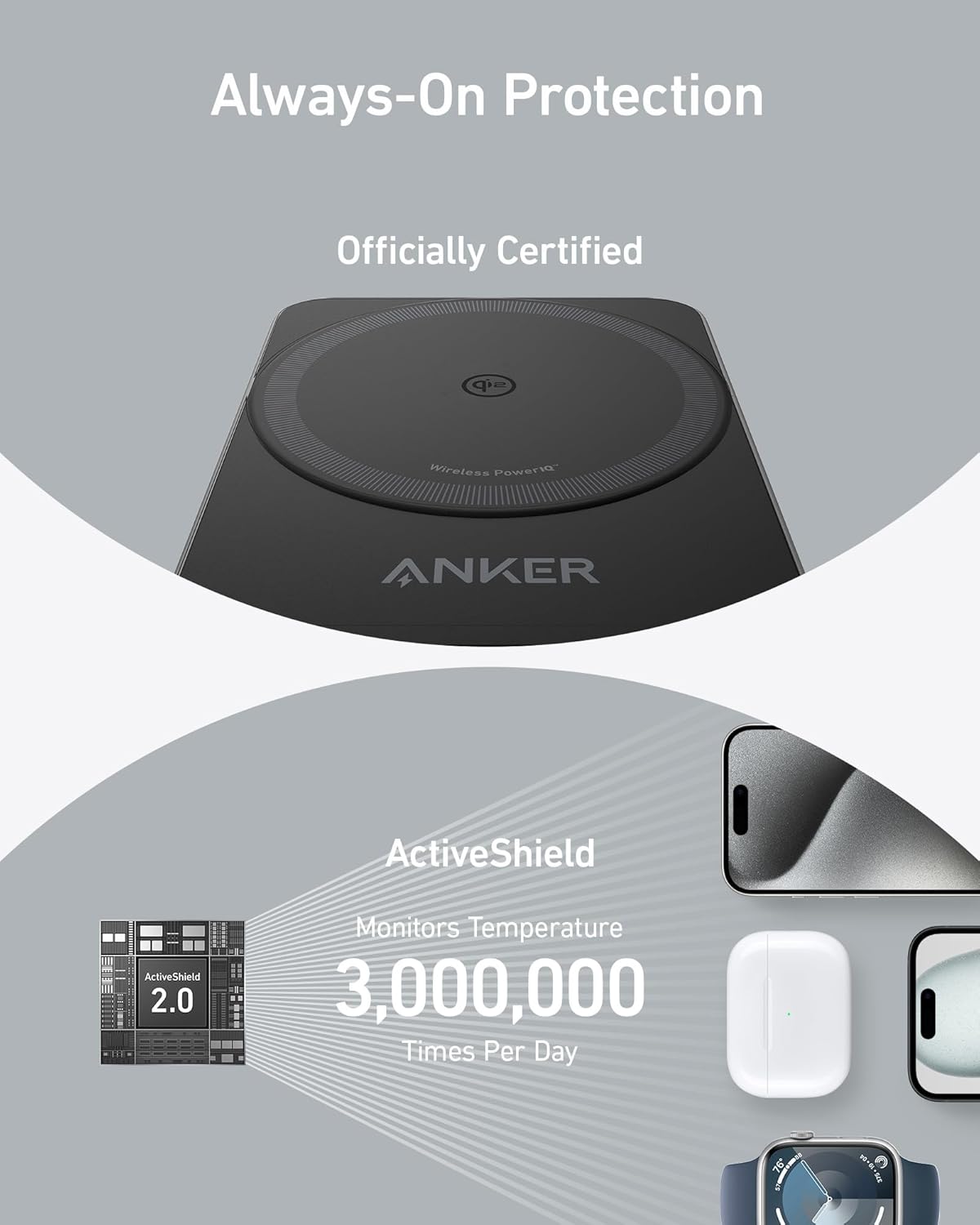 Anker MagGo Wireless Charging Station (Foldable 3-in-1) - We The Collective