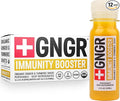 '+GNGR Immunity Booster Organic Ginger and Turmeric Shot - Cold Pressed Ginger Shots with Turmeric, Cayenne Pepper, Orange, Lemon for All Natural Immune & Digestive Support (2 Oz, Pack of 12) - OVERLANDERS Outfitter