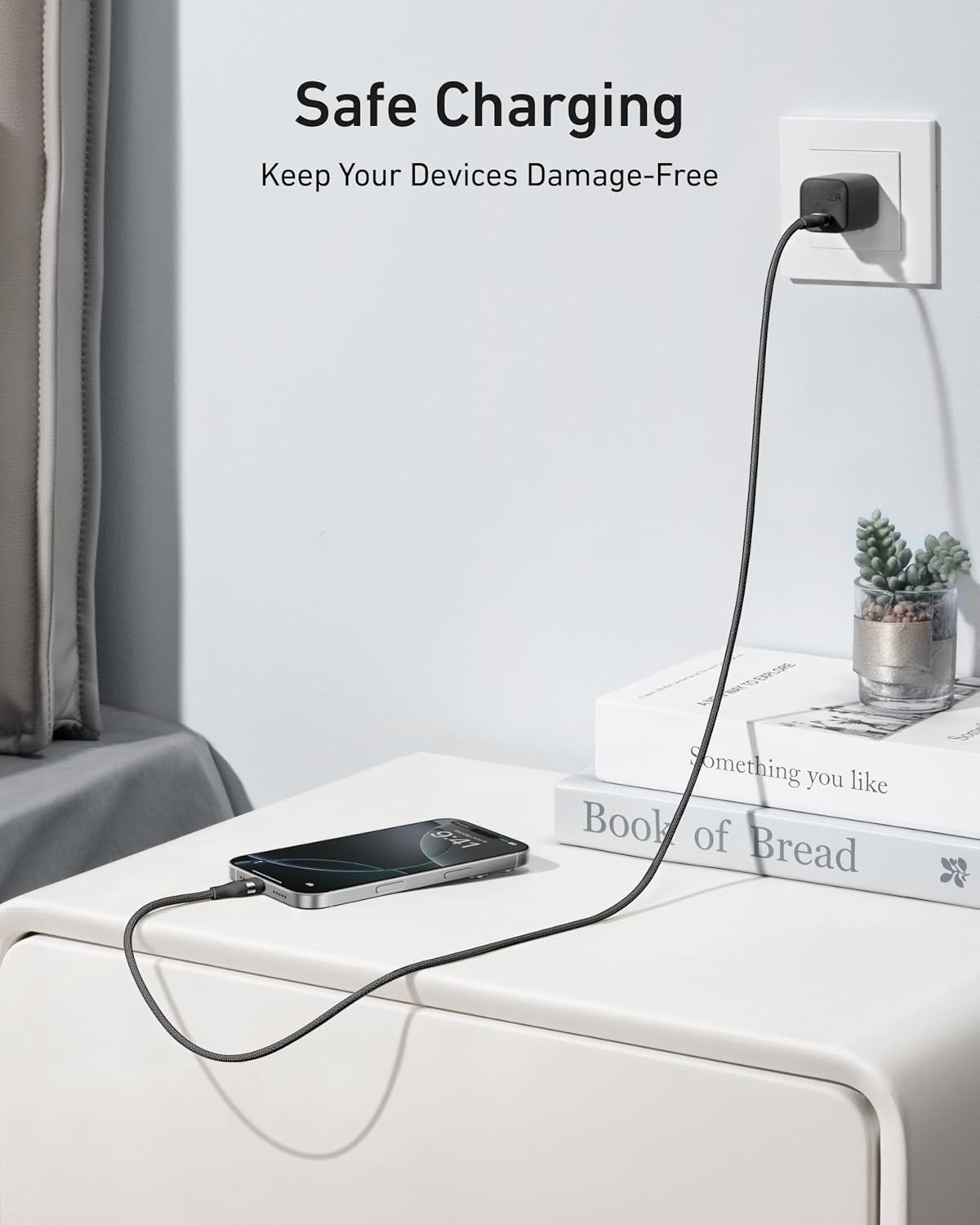 Anker USB-C to USB-C Cable (3 ft / 6 ft, 240W, Upcycled-Braided) - We The Collective