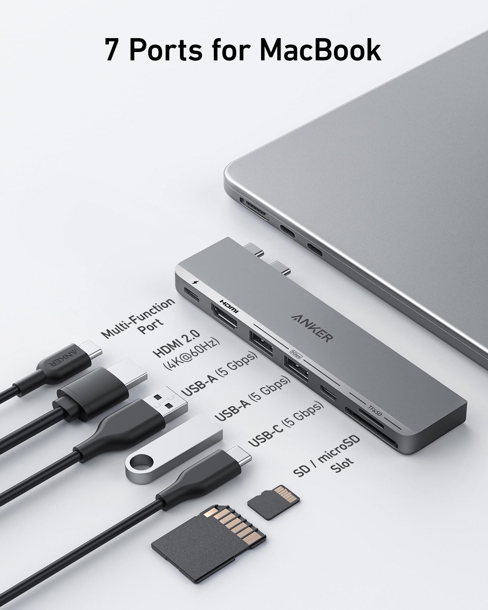 Anker <b>547</b> USB-C Hub (7-in-2, for MacBook) - We The Collective