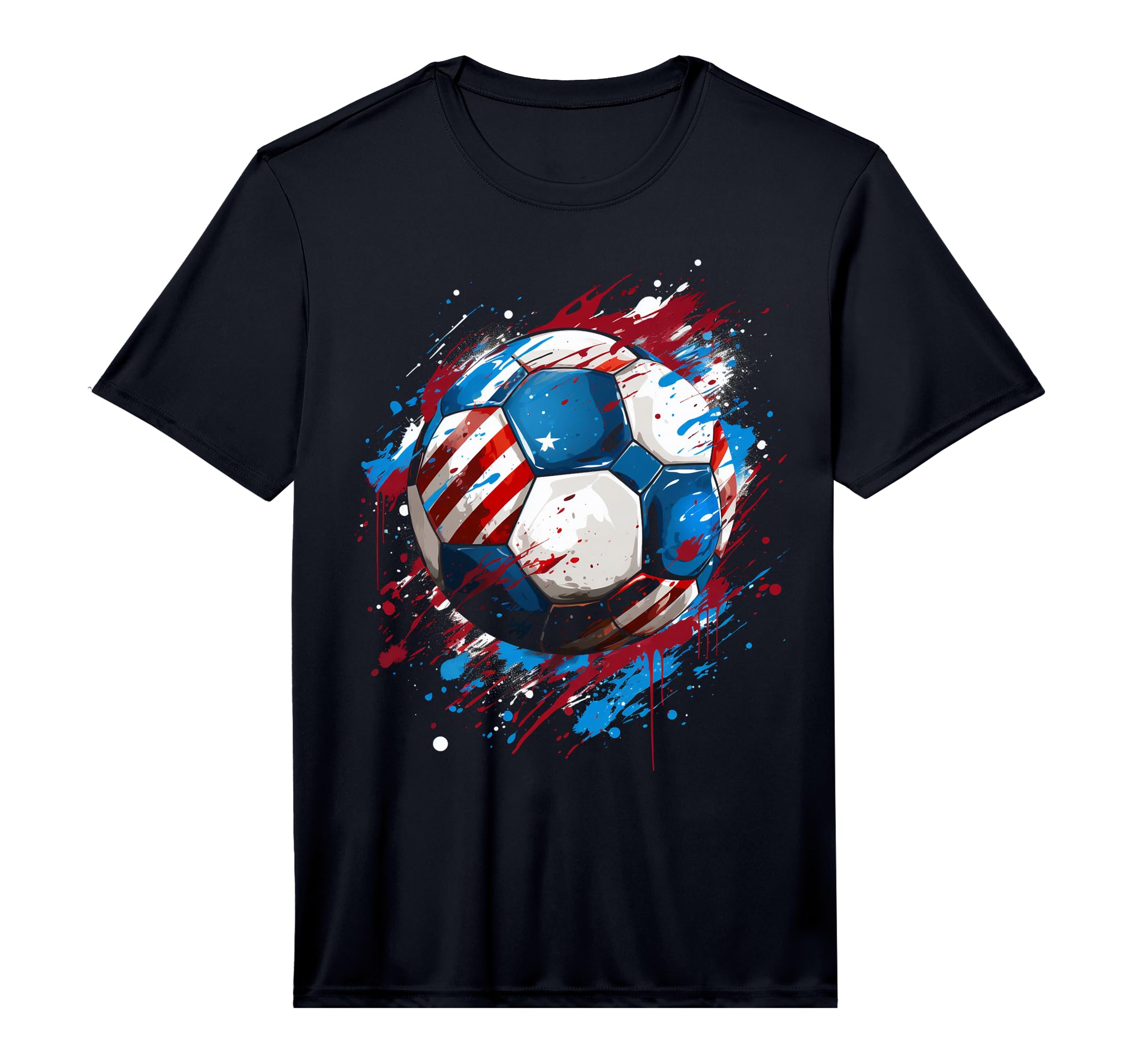 Soccer Football Usa Flag Soccer Gift T-Shirt - Unique Graphic for Adults - OVERLANDERS Outfitter