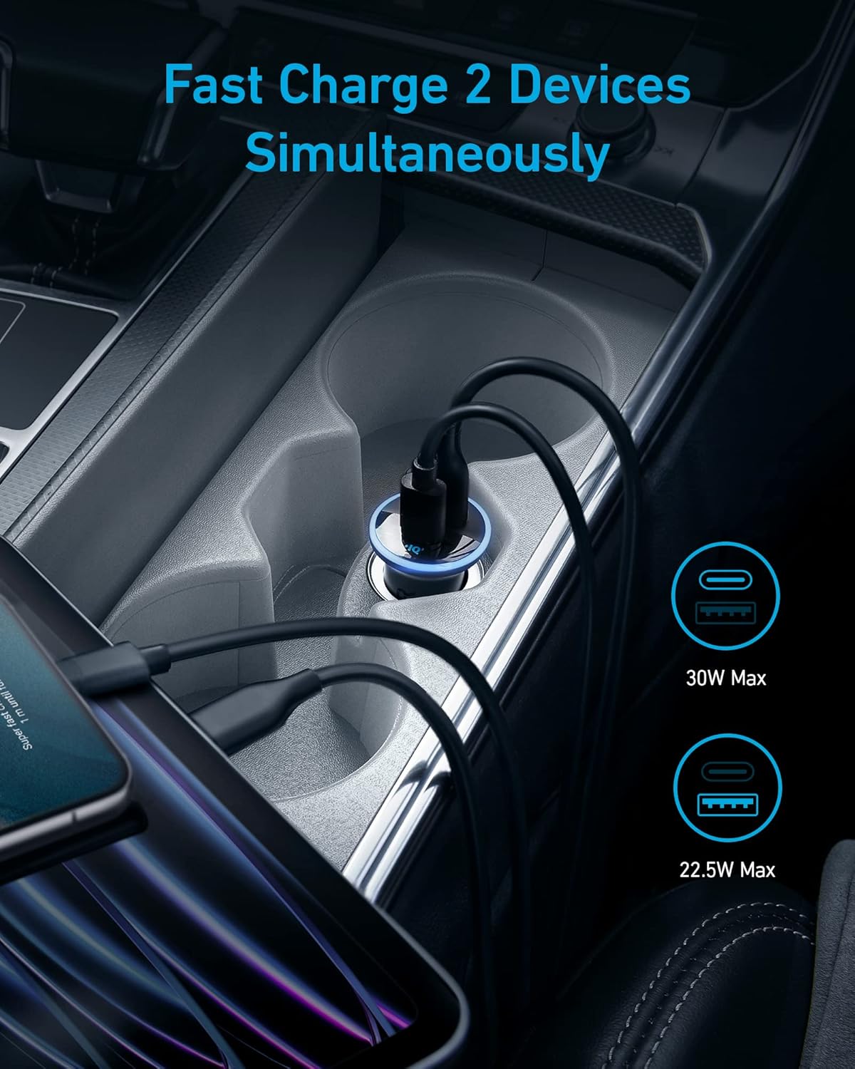 Anker <b>323</b> Car Charger (52.5W) - We The Collective