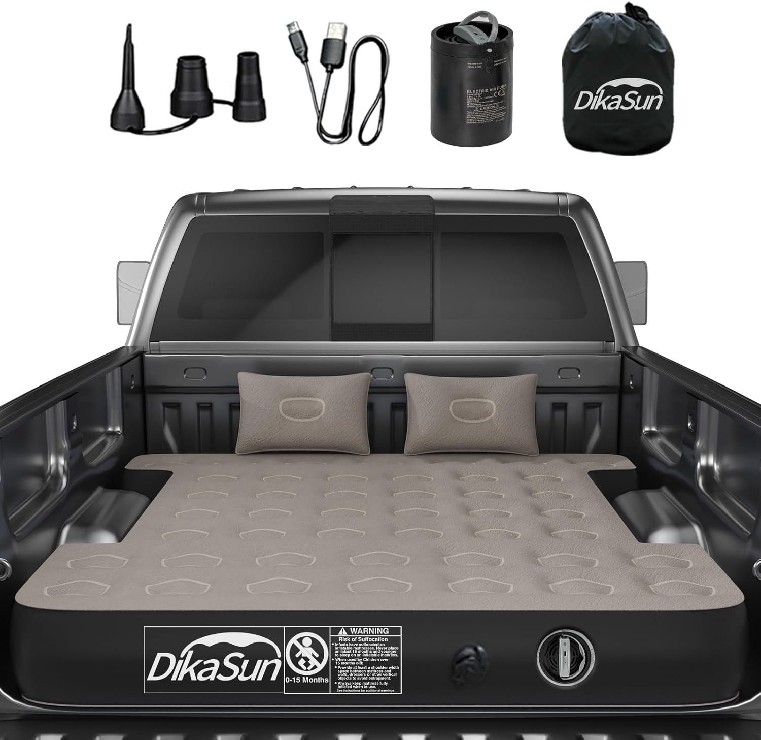 DikaSun Chevrolet 5.5-5.8ft | 6-6.5'  Truck Bed Air Mattress - OVERLANDERS Outfitter