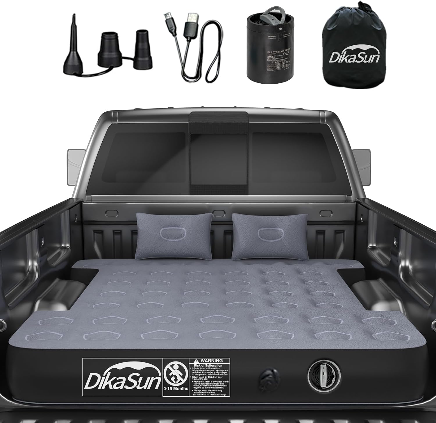 DikaSun Chevrolet 5.5-5.8ft | 6-6.5'  Truck Bed Air Mattress - OVERLANDERS Outfitter