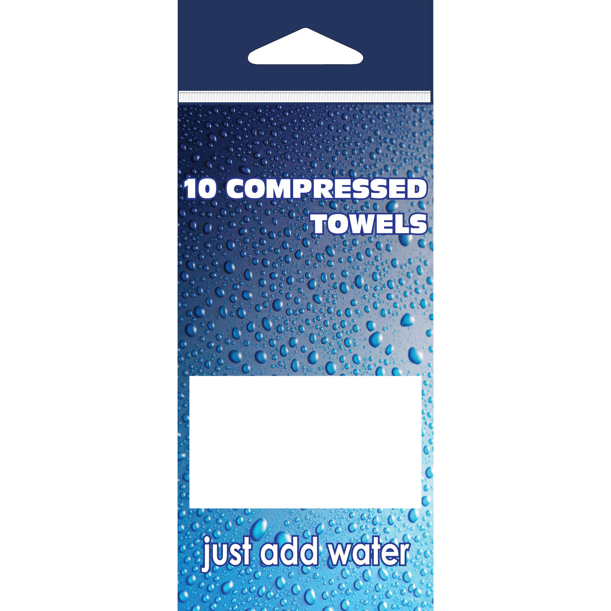 Compressed towels in a 10 pack by Alpenglow Readiness Supply, ideal for outdoor use, showcasing compact, travel-friendly design.