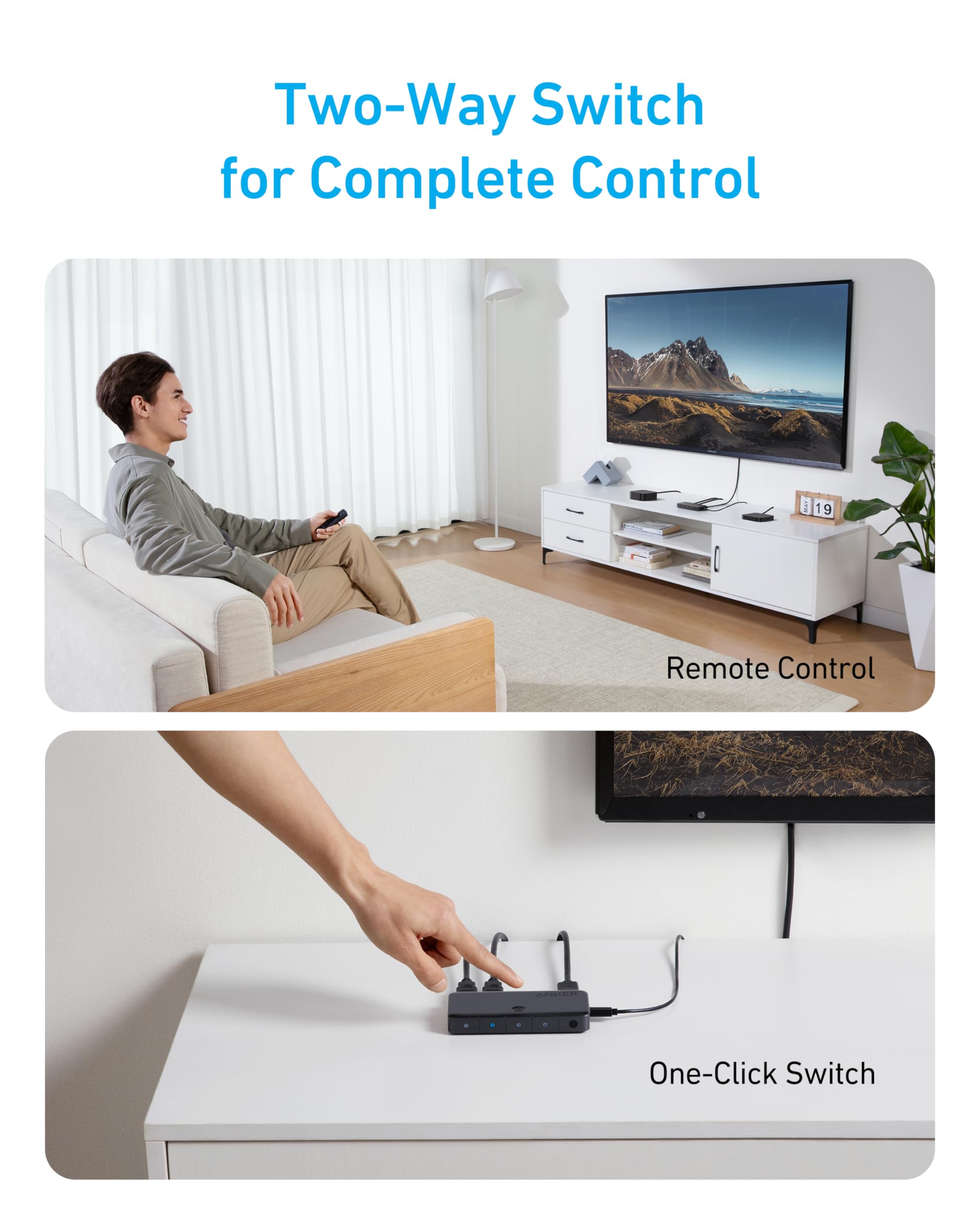 Anker HDMI Switch (4 in 1 Out, 4K HDMI) - We The Collective