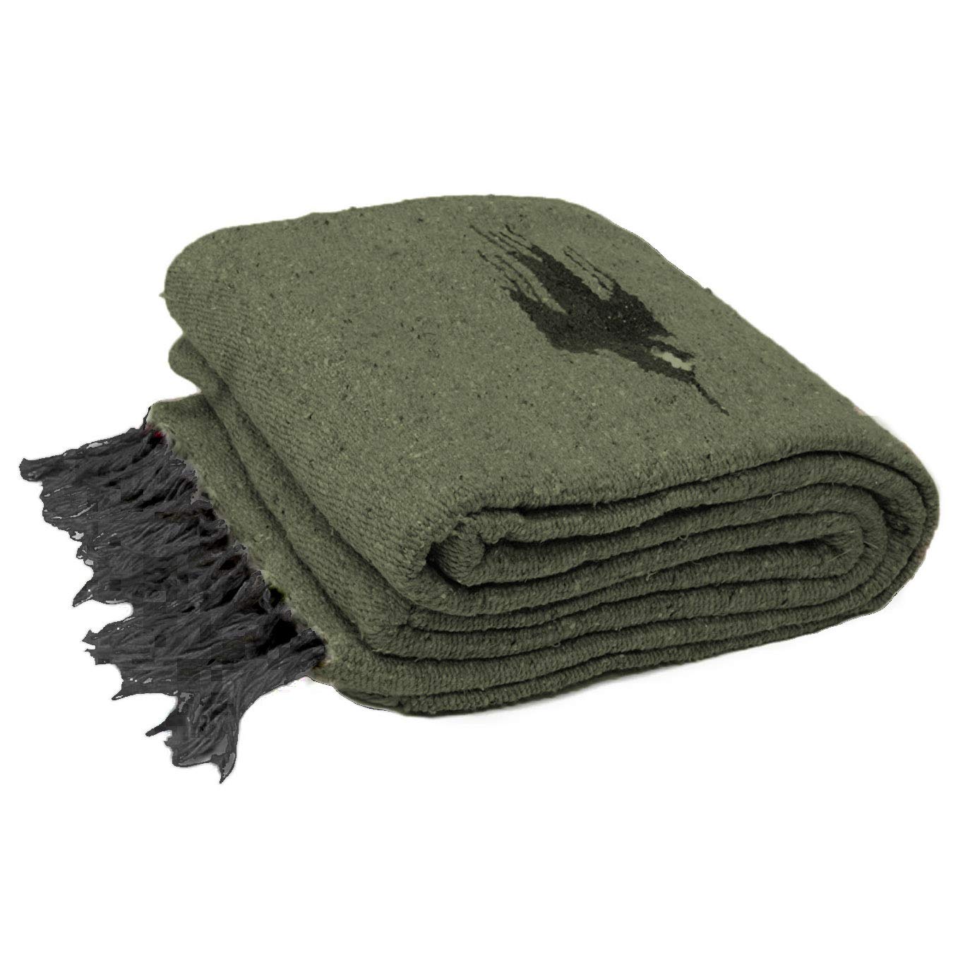 Olive Green Thunderbird Blanket - OVERLANDERS Outfitter