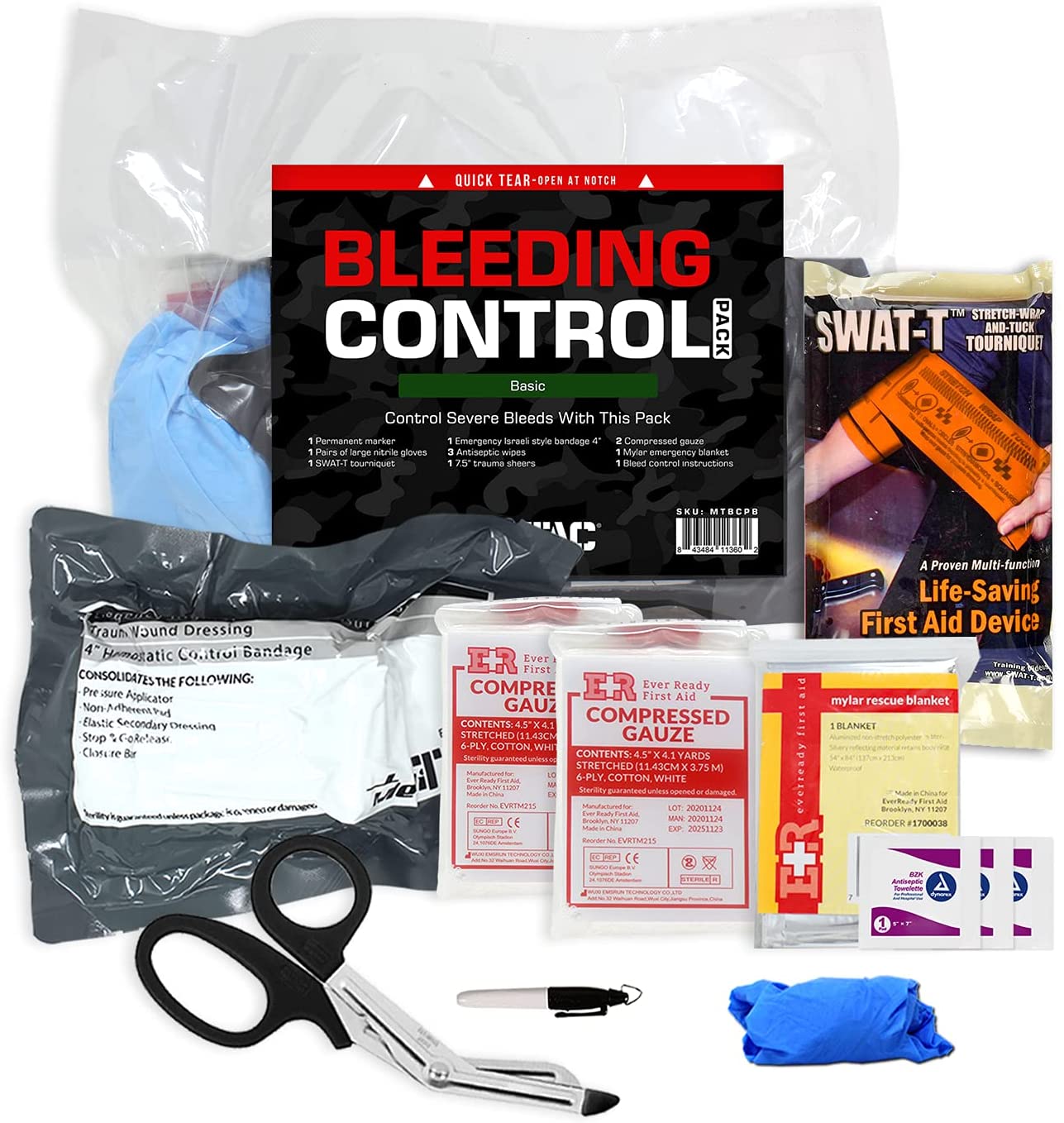 Basic Bleeding Control Kit with SWAT-T Tourniquet - We The Collective