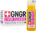 '+GNGR Liver Cleanse Shot, Cold-Pressed Ginger Shot with Milk Thistle, Dandelion Root, Turmeric Root, Immunity Shot for all natural Liver Support, Detox, Immunity, Digestion, Cleanse (2 Oz, Pack of 12) - OVERLANDERS Outfitter