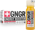 '+GNGR Energy Booster & Immunity Shot, Cold-Pressed Ginger Shots with Lions Mane, 75mg of Natural Caffeine Green Tea, Turmeric Root, Vitamin D & Zinc for All Natural Immune Support (2 Oz, Pack of 12) - OVERLANDERS Outfitter