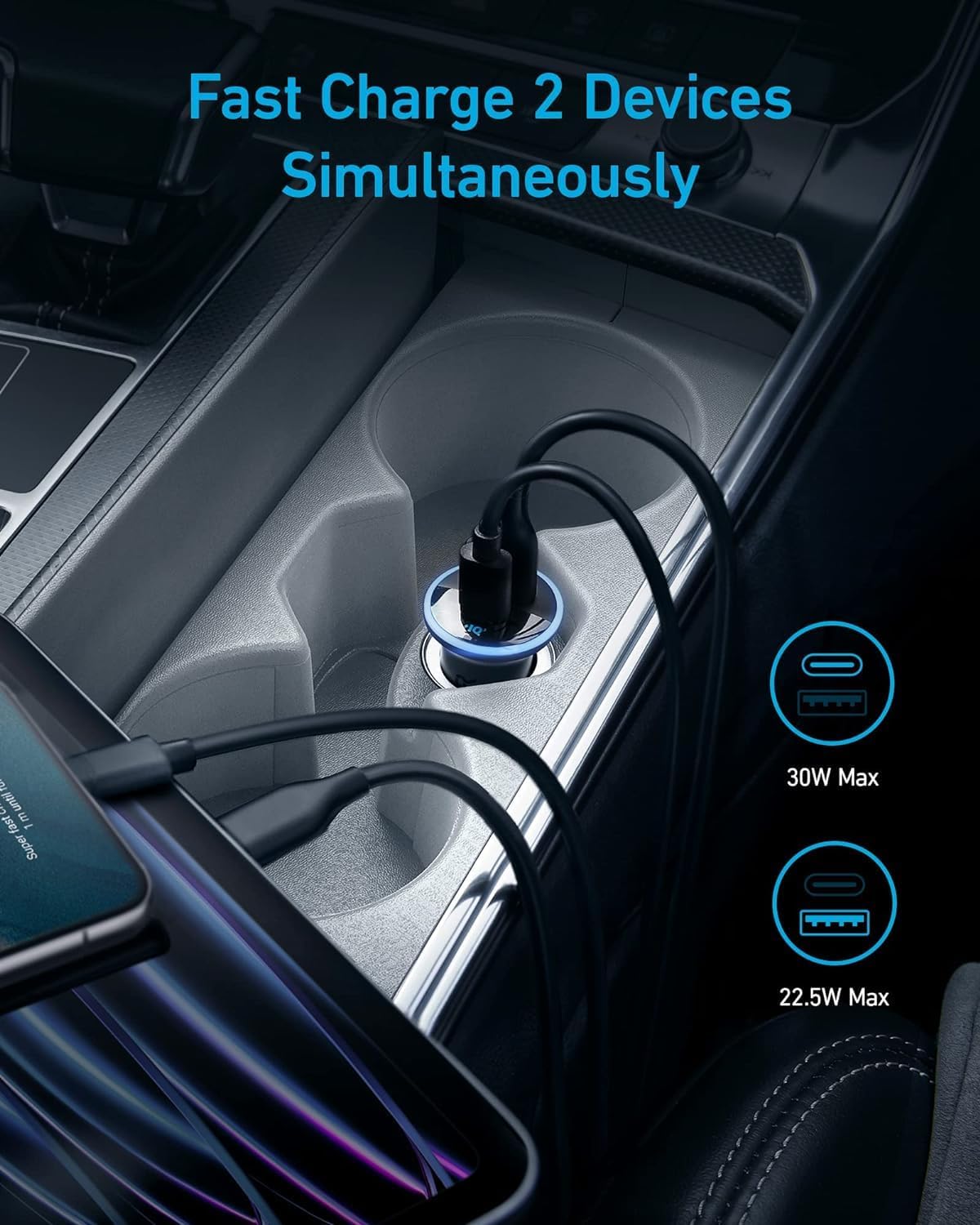Anker <b>323</b> Car Charger (52.5 W) - We The Collective