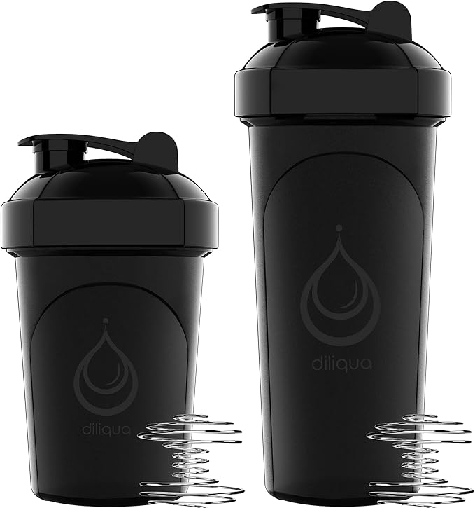 10 PACK- Shaker Bottles with Wire Whisks for Protein Mixes | Leakproof Blender Shaker Bottle Pack | BPA-Free & Dishwasher Safe | Large 28oz & Small 20oz shaker bottle | Shaker Cups for shakes - OVERLANDERS Outfitter