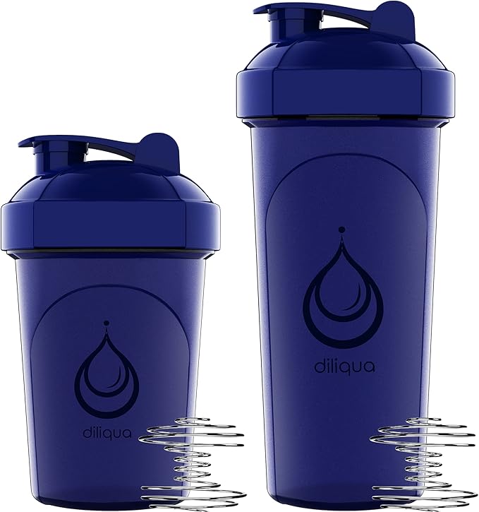 10 PACK- Shaker Bottles with Wire Whisks for Protein Mixes | Leakproof Blender Shaker Bottle Pack | BPA-Free & Dishwasher Safe | Large 28oz & Small 20oz shaker bottle | Shaker Cups for shakes - OVERLANDERS Outfitter