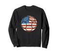 Soccer Ball Football American Flag Usa Sweatshirt - Trendy Graphic Unisex - OVERLANDERS Outfitter