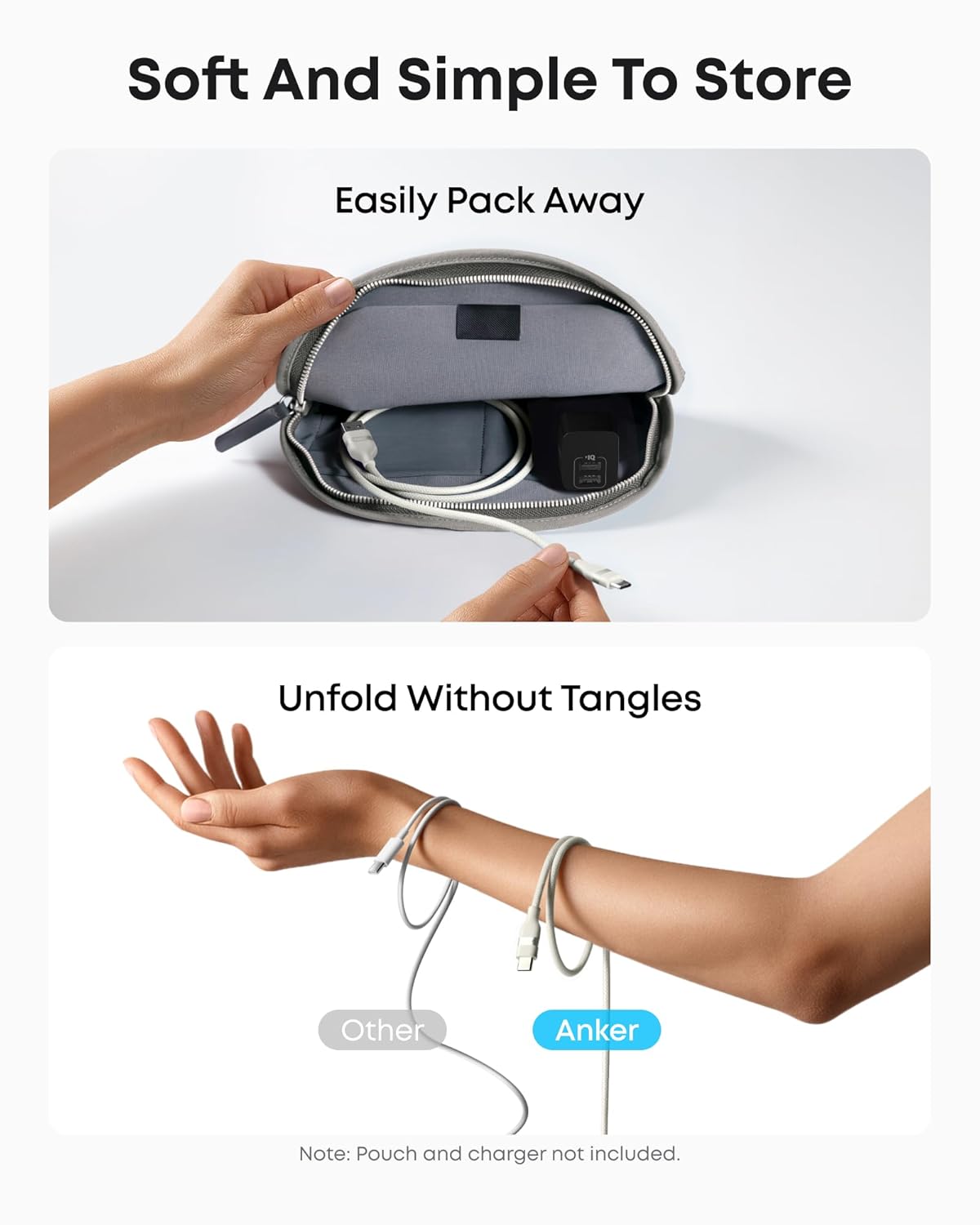 Anker USB-A to USB-C Cable (3 ft/6 ft, Upcycled-Braided) - We The Collective