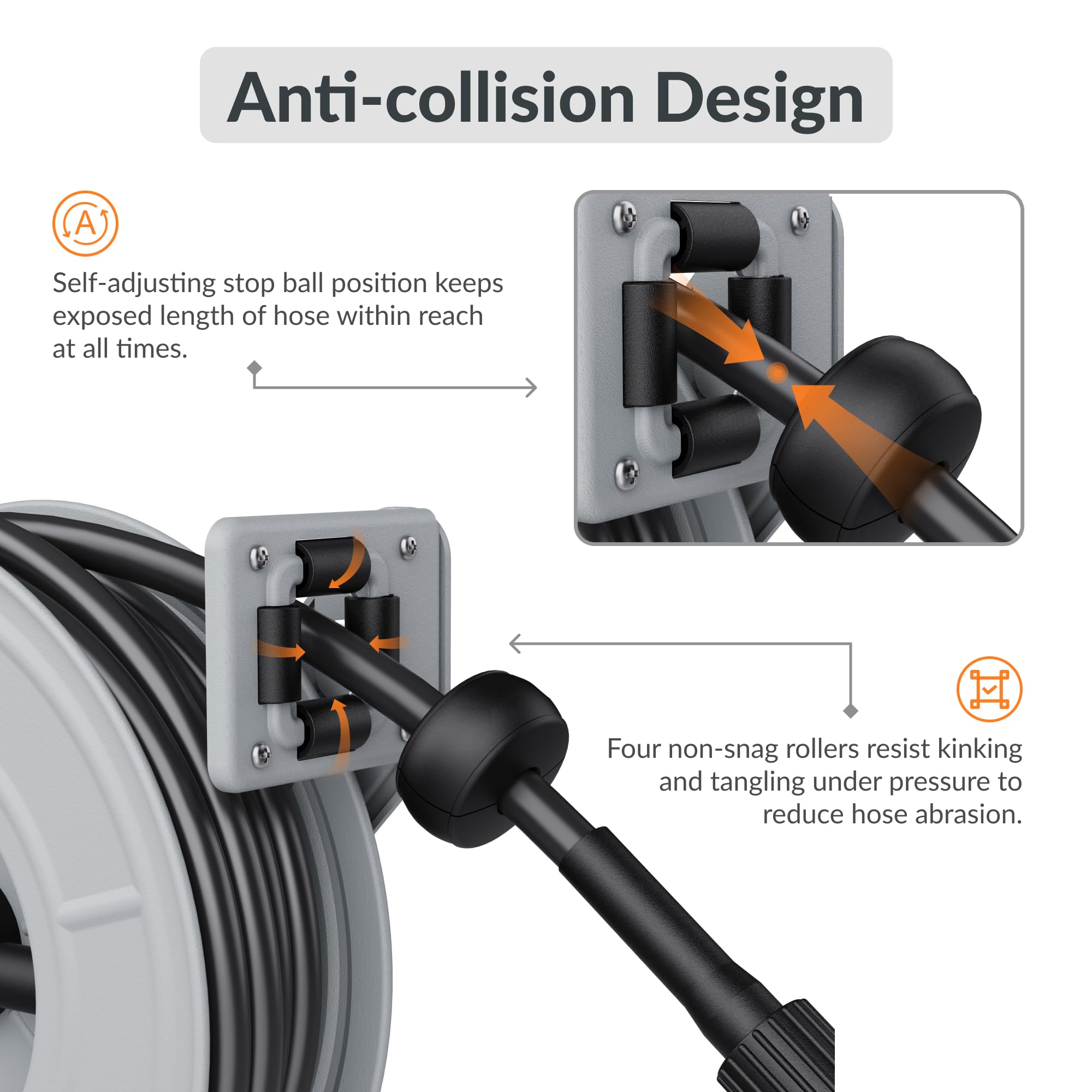 Retractable Pressure Hose Reel-1/4in - OVERLANDERS Outfitter