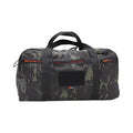 Recycled Firefighter 72-Hour 500D Cordura duffle bag backpack in black with sturdy handles and durable fabric for heavy-duty use.