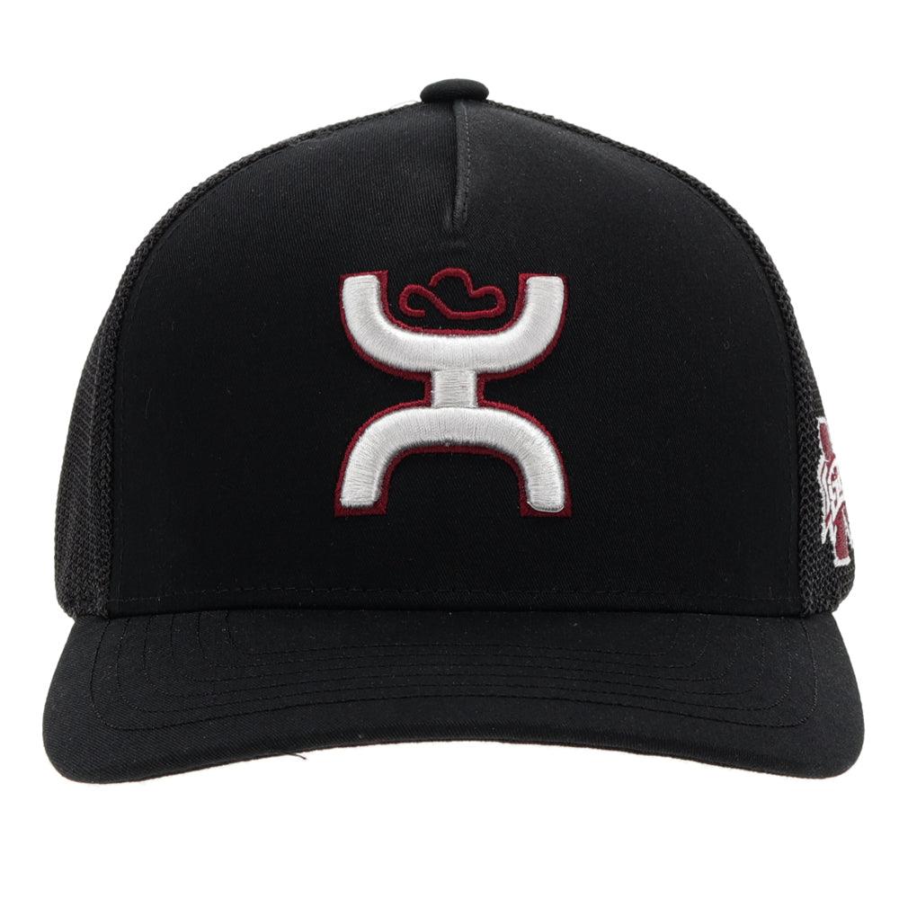 HOOey Mississippi State (Black/Grey/Maroon) - Fitted Trucker Cap - OVERLANDERS Outfitter