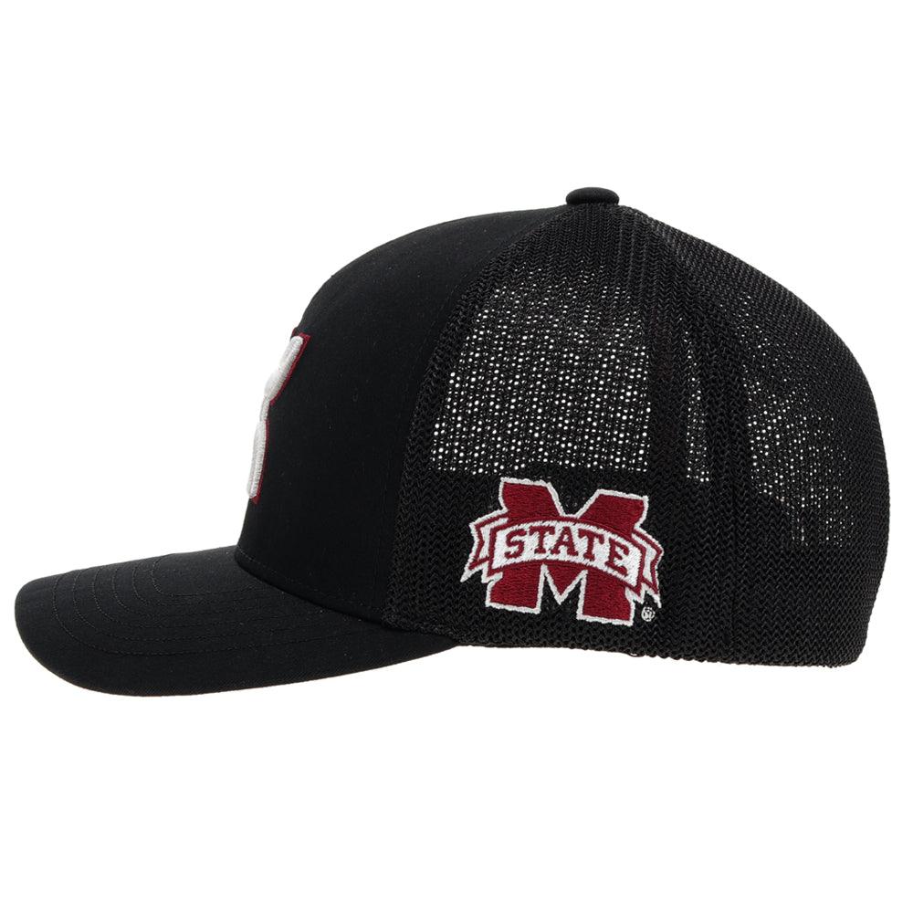 HOOey Mississippi State (Black/Grey/Maroon) - Fitted Trucker Cap - OVERLANDERS Outfitter