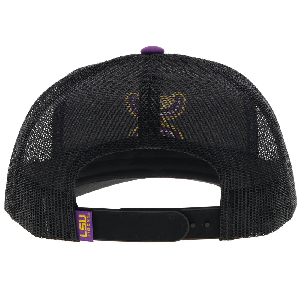 HOOey Louisiana State University "LSU" ( Purple/Black) - Trucker Cap - OVERLANDERS Outfitter