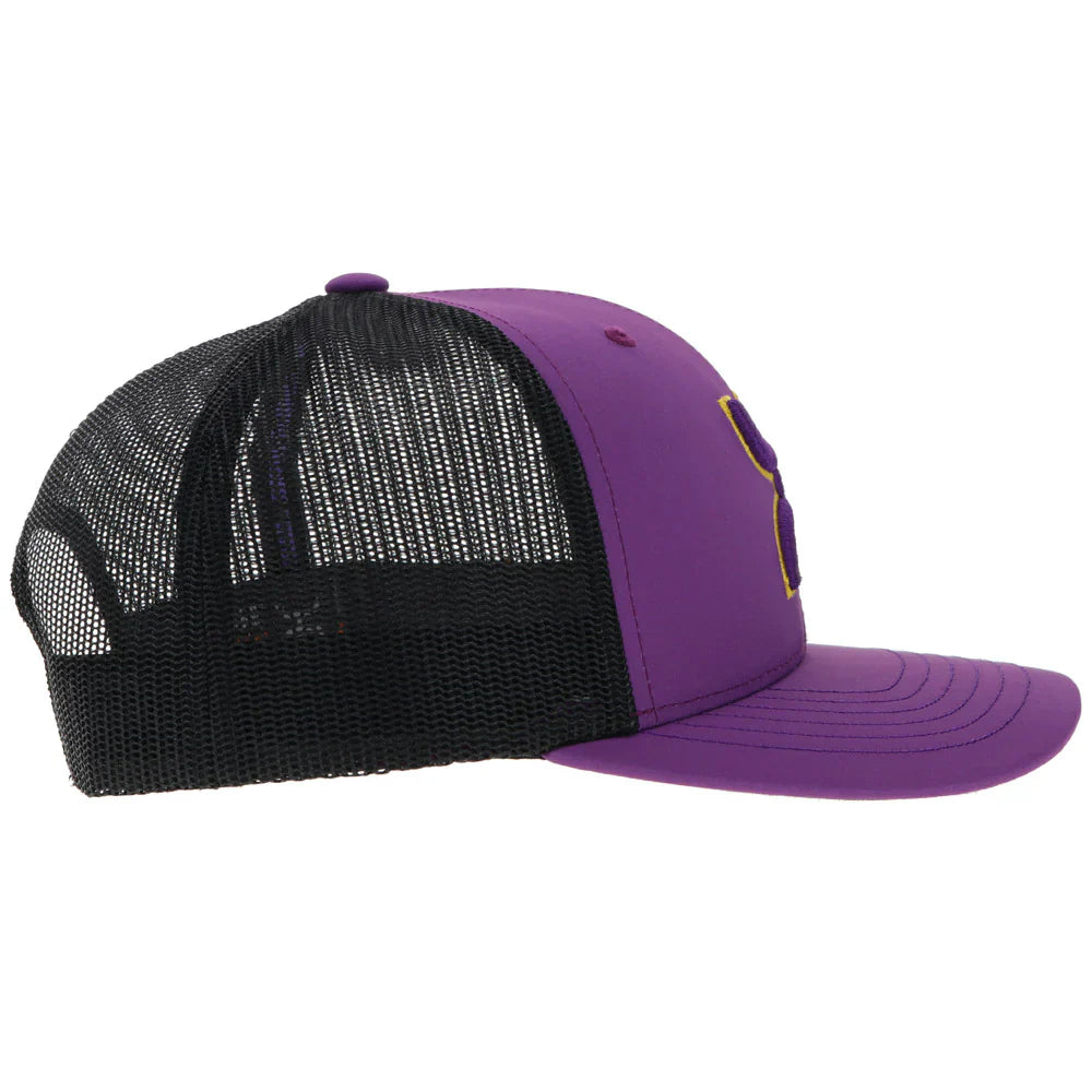 HOOey Louisiana State University "LSU" ( Purple/Black) - Trucker Cap - OVERLANDERS Outfitter