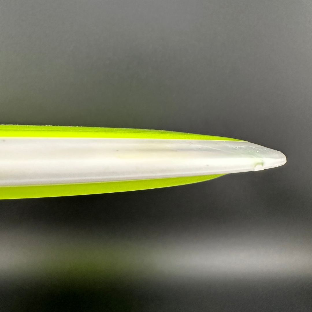 Rare Air Discs Fission Defy Crushin' Amanitas VIP 2.0 disc golf disc with intricate design and vibrant colors.