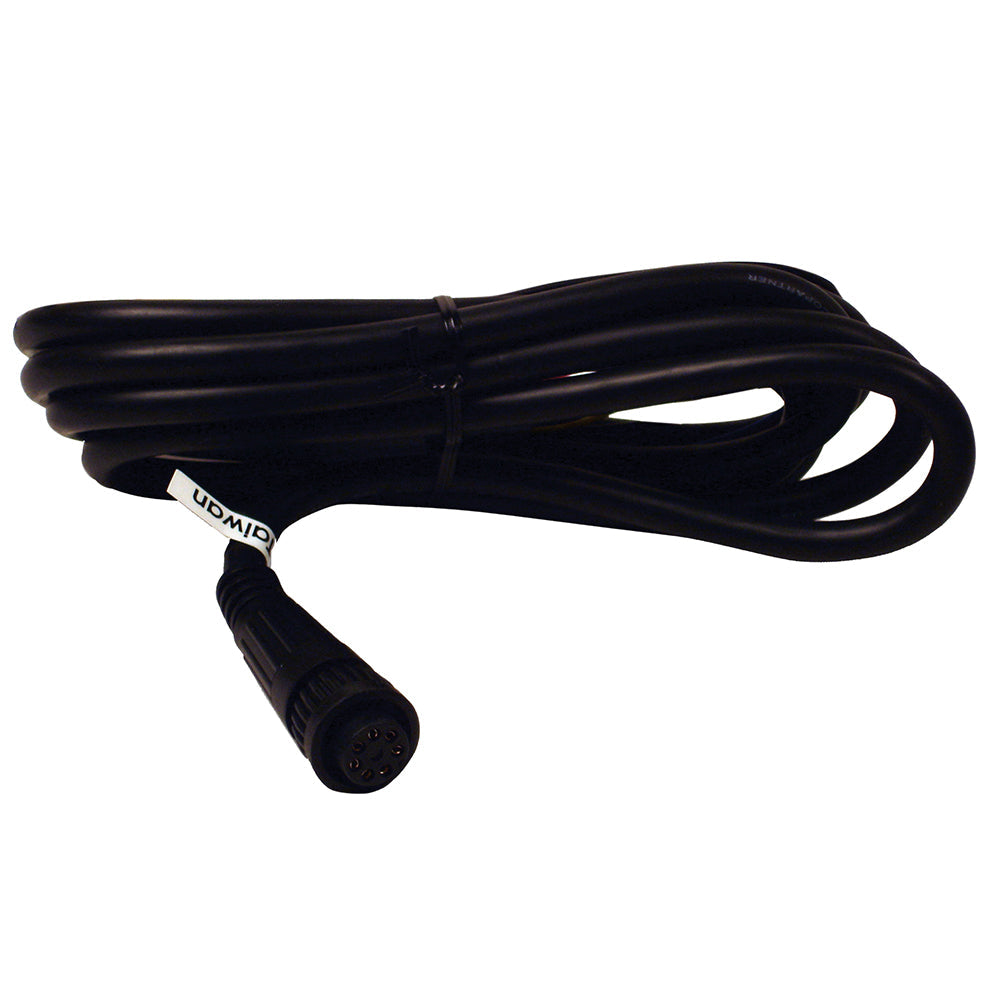 Garmin power cable for GMS 10 marine network device, black accessory with connector end, compatible with Wake World Parts.